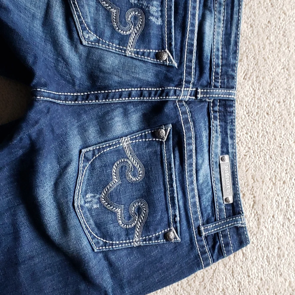 Express Women's Distressed Bootcut jeans - Picture 3 of 6